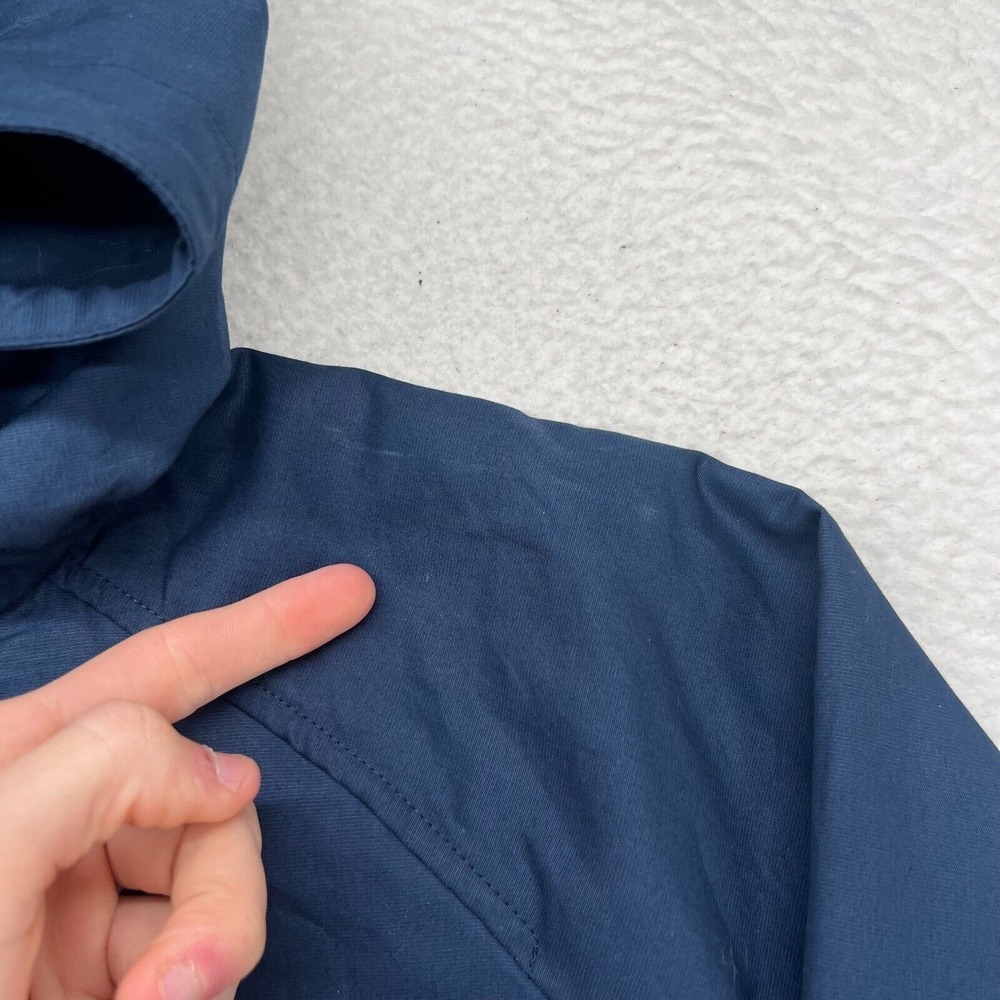 NORSE PROJECTS FRANK COTTON PANAMA JACKET Mens Large Dark Blue *FLAW* - Picture 5 of 13